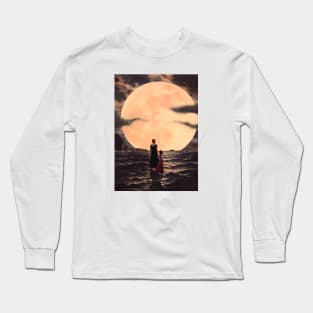 On the Way to the Moon Long Sleeve T-Shirt